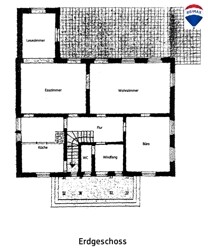 Grundriss: Erdgeschoss
