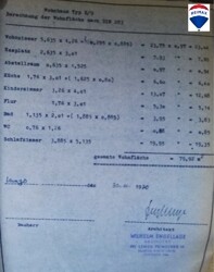 Wohnflächenberechnung