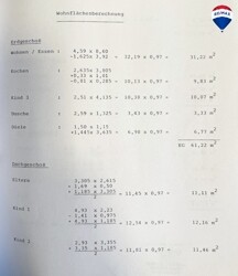 Wohnflächenberechnung