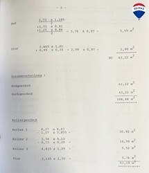 Wohnflächenberechnung 