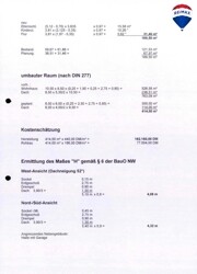Wohnflächenberechnung Seite 1