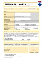 Energieausweis Seite 1