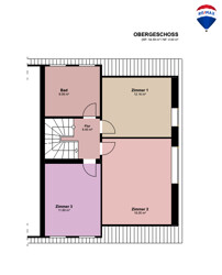 Grundriss 1. Obergeschoß