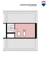Grundriss Spitzboden