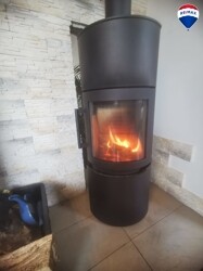 Kaminofen Erdgeschoss