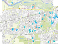 Geolyzer Kartenausschnitt