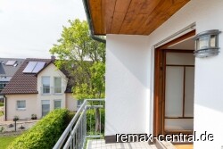 Balkon mit Aussicht Richtung Norden