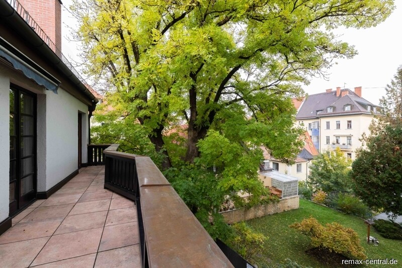Aussicht vom Balkon