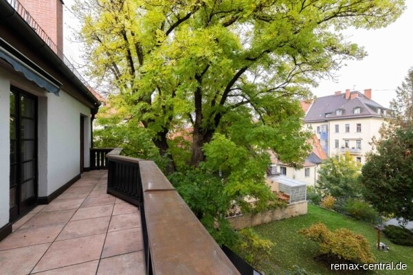Aussicht vom Balkon