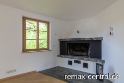 Offener Kamin mit Granitauslegung