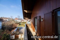 Balkon im Obergeschoß Westseite