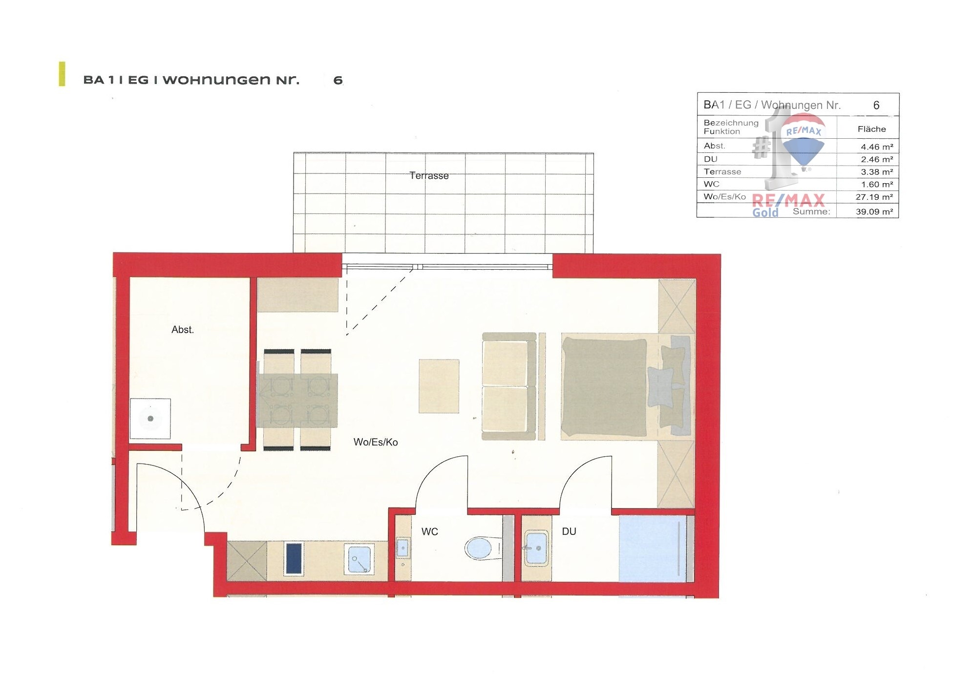 Grundriss & Wohnflächenberechnung