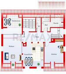 Grundriss 1. DG 