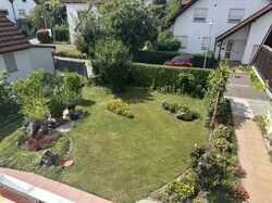 Aussicht in Garten von DG