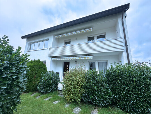 Hausansicht vom Garten aus