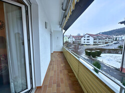 Ausblick vom Balkon 
