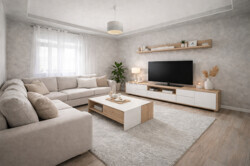 Visualisierung Zimmer 1 (Nachher) so kann das Wohnzimmer aussehen