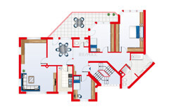 Lorcher Straße 15_OG_4 Zi._Der Grundriss dient ausschließlich der veranschaulichenden Darstellung und erhebt keinen Anspruch auf Maßstabstreue oder Vollständigkeit.