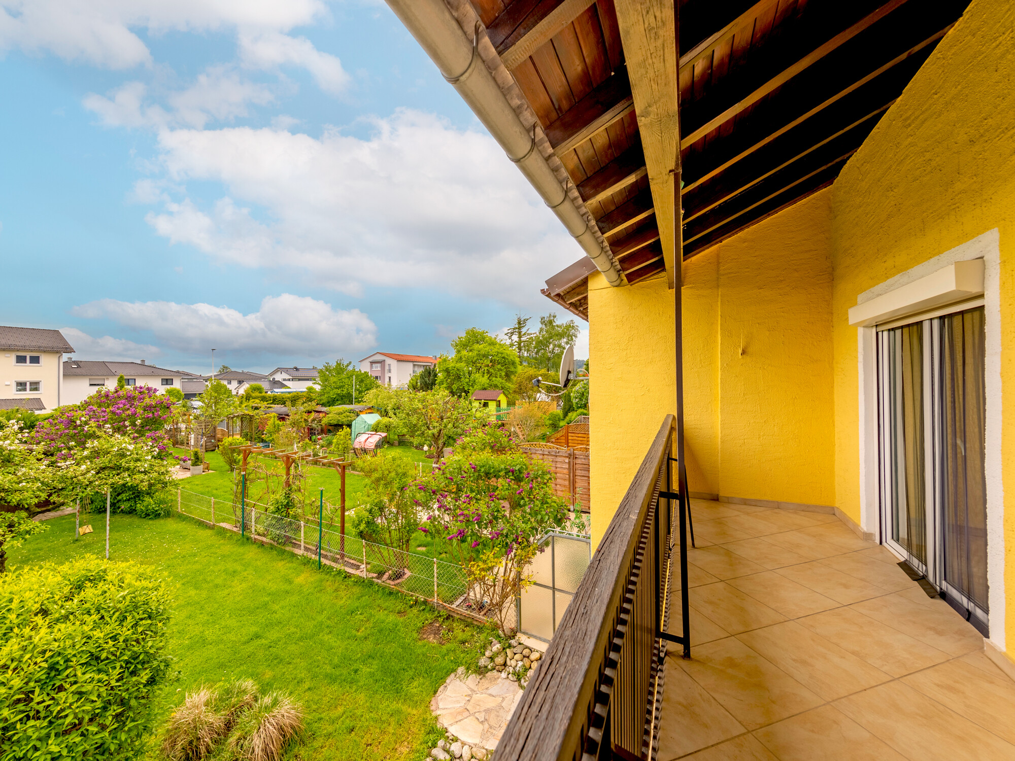 Ausblick vom Südbalkon