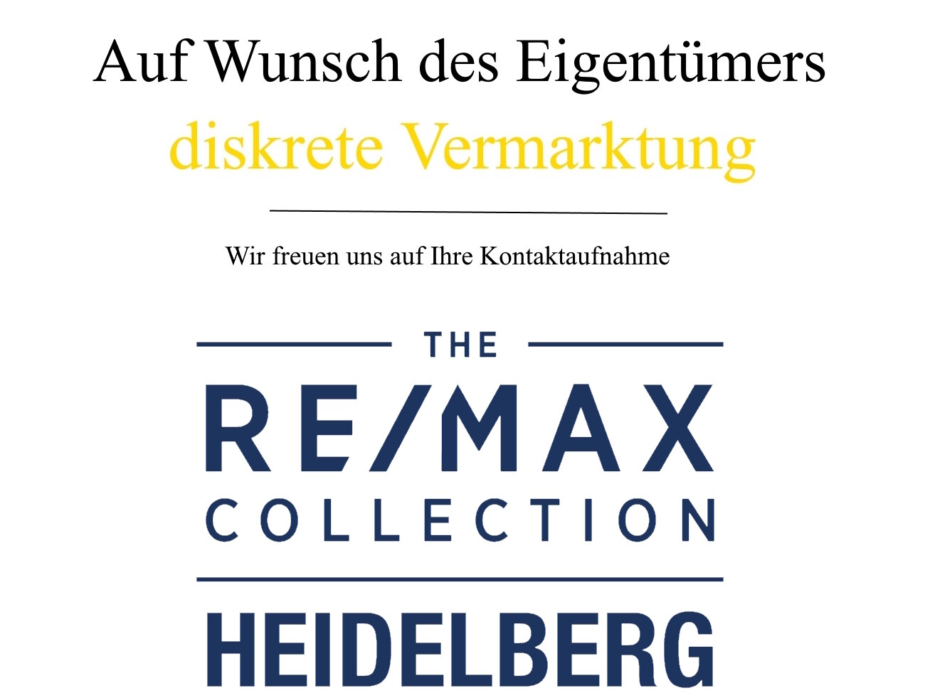 Diskrete Vermarktung