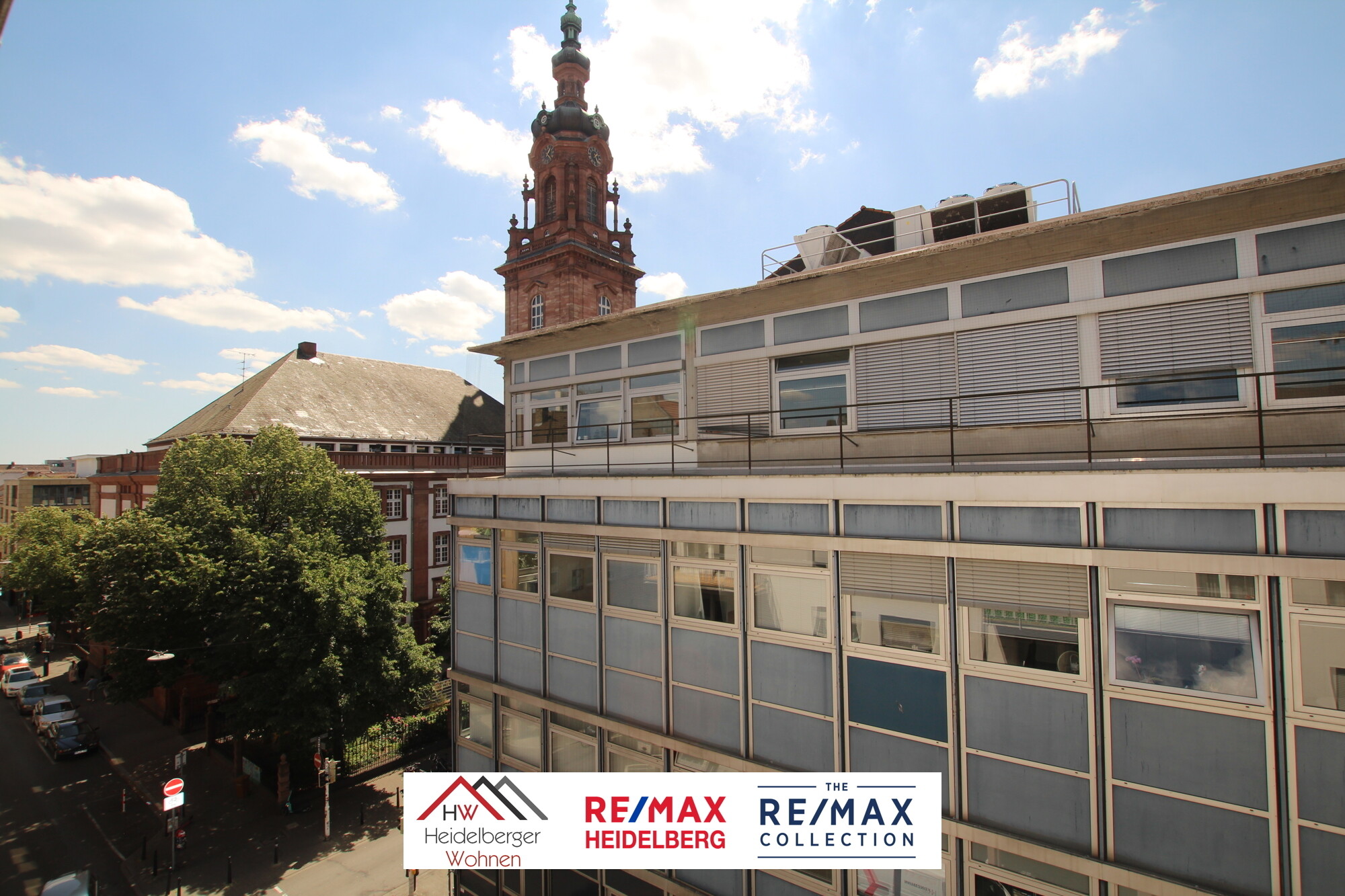 Blick vom Balkon