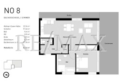 *Weiterer Grundriss BA 2 Whg 08, 86,84 m²