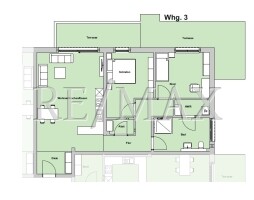 Whg 3 Grundriss Terrassenwohnung 3 Zimmer 