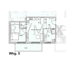 Whg 5 Grundriss 2 Zimmer