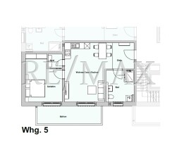 Whg 5 Grundriss 2 Zimmer