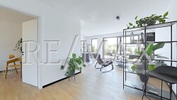 Wohnzimmer Musterwohnung
