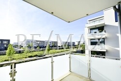 Blick vom Balkon