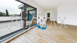 Wohnzimmer Musterwohnung BA1 ähnlicher Grundriss