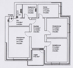 Grundriss Whg. 170