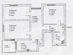 Grundriss Wohnung 150
