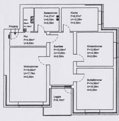 Grundriss Wohnung 170