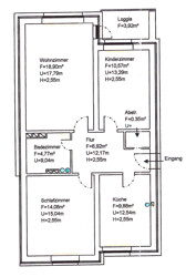 Grundriss Whg. 111