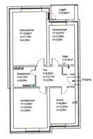 Grundriss Whg. 111