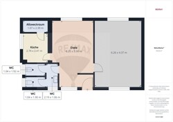 Grundriss Büro