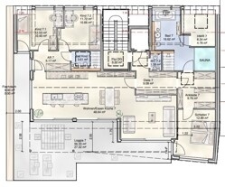 Penthouse Grundriss
