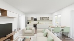 Innenvisualisierung Wohn- Esszimmer