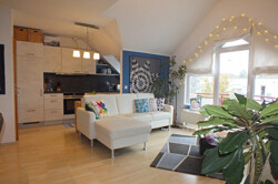 Wohnen mit Blick zur Küche