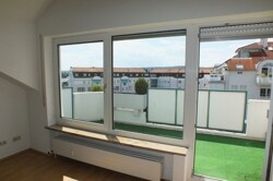 Wohnen und Balkon