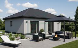 Moderne Terrasse mit Gartengestaltung (1)