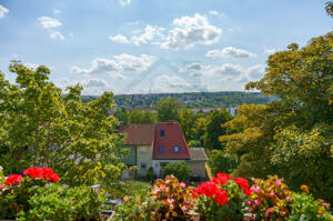 Blick vom Balkon