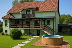 Helles Haus mit Garten und Terrasse (1)
