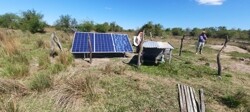 Bewässerungsanlage mit Solarpanel