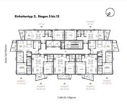 Sun Palace Grundriss Einheitentyp 1