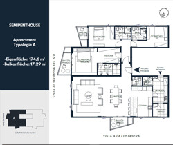 Sun Palace Grundriss Semi-Penthouse