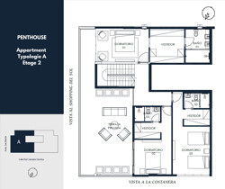 Sun Palace Grundriss Penthouse 2.Etg