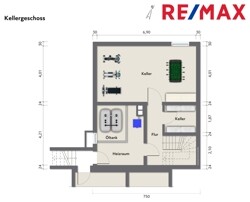 Grundriss Kellergeschoss Hinterhaus